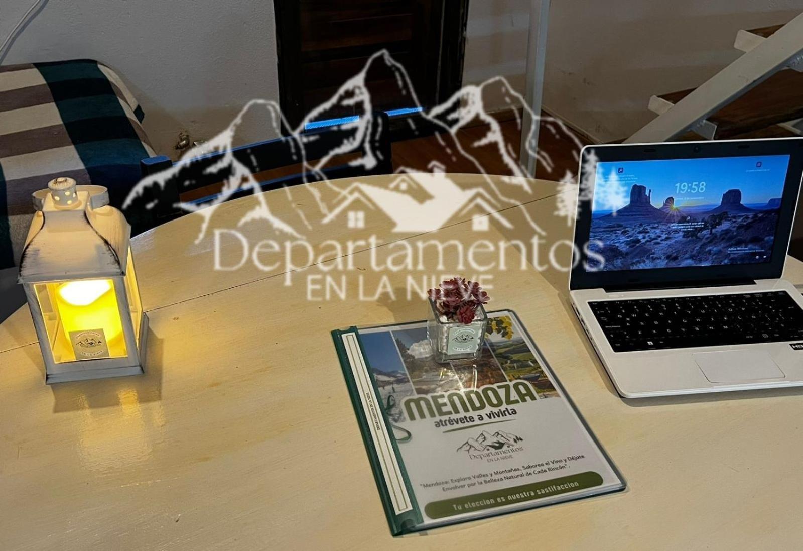 Hermoso Departamento Frente A Las Montanas Los Penitentes Exterior foto