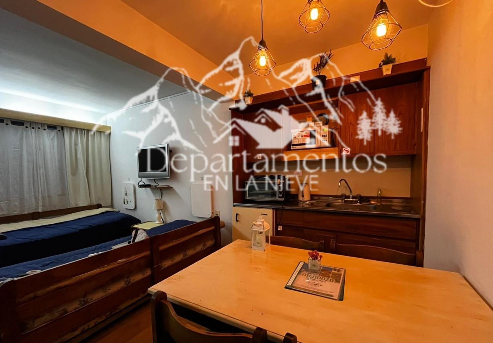 Hermoso Departamento Frente A Las Montanas Los Penitentes Exterior foto