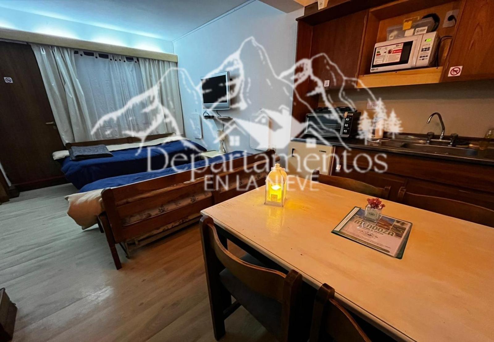 Hermoso Departamento Frente A Las Montanas Los Penitentes Exterior foto